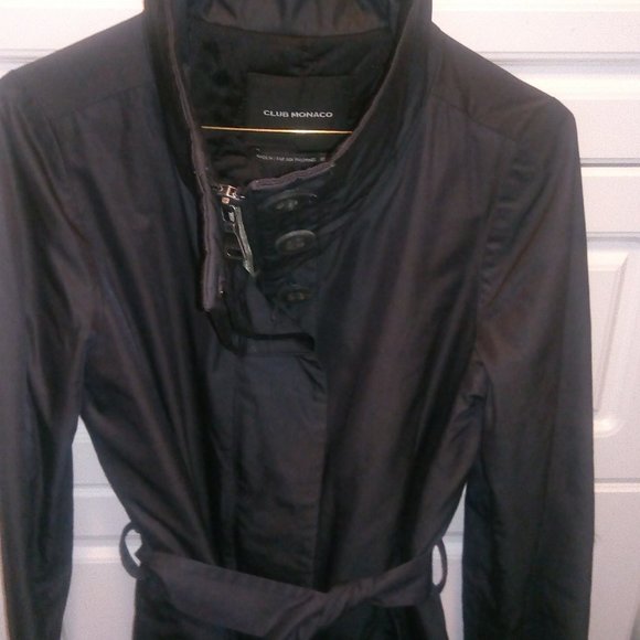 CLUB MONACO Stylish Navy Coat - Picture 4 of 4